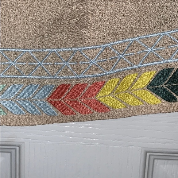 Embroidered Ruffle Top - Picture 3 of 3